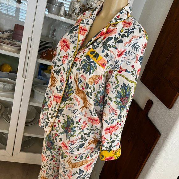 Anthropologie Other - Anthropology's Lightweight Flannel Pajamas: Forest Fable by Kelly Louise Judd